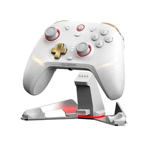 Геймпад GameSir Cyclone 2 – 1000Hz ,PC/Switch/Android/iOS, PC З док станцією (White) - фото 1