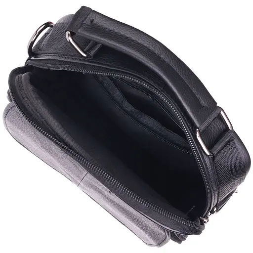 Чоловіча шкіряна сумка Vintage 19,5х25х6 см sum0022412 - фото 4