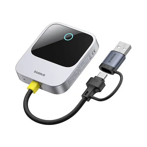 Адаптер Baseus SafeJourney Series Wireless CarPlay Adapter Space Сірий - фото 3