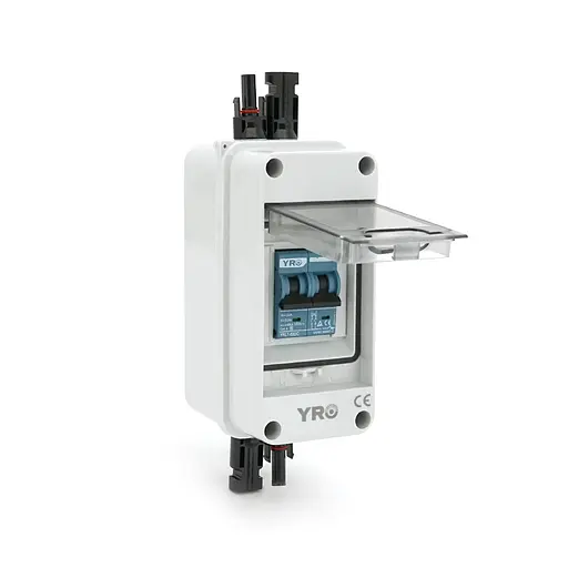 Вимикач навантаження постійного струму для сонячних систем HT-3D 2P 32A 550V MC4 підключення верх-низ - фото 1