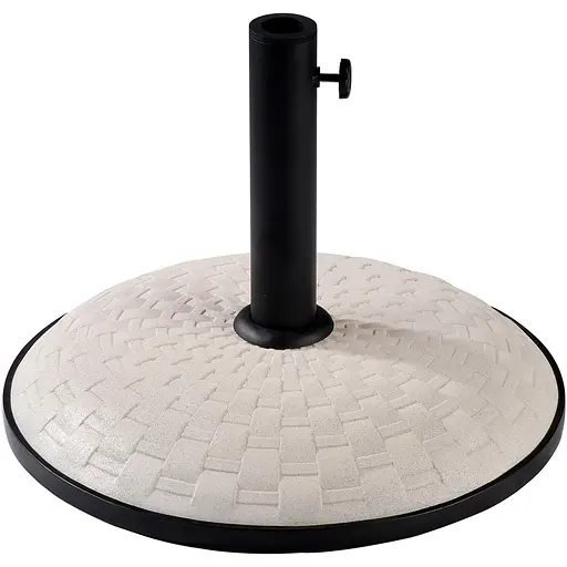 Подставка для зонта Time Eco TE-G1-25 круглая бетонная белая 25 кг