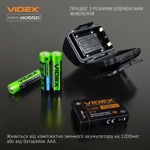 Налобний ліхтар Videx VLF-H055D [144620] - фото 11