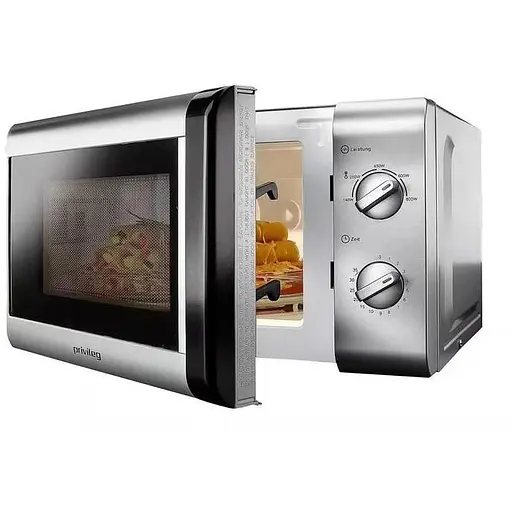 Микроволновая печь PRIVILEG 148438 стильный дизайн и 5 уровней мощности