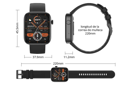 Розумні смарт-годинник Colmi P71 фітнес браслет Purple (17837) - фото 5