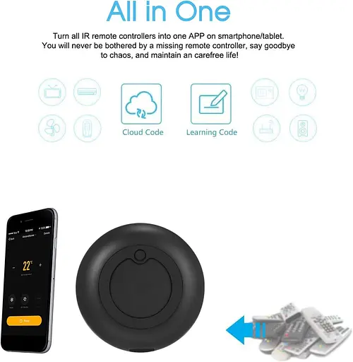Пульт дистанционного управления Irfora WiFi IR универсальный Wi-Fi (2,4 ГГц) с инфракрасной функцией - фото 8