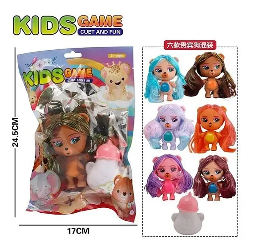 Герой з пляшечкою, висота 10 см, рухливі кінцівки, LK2258-6 (В асортименті) - фото 2