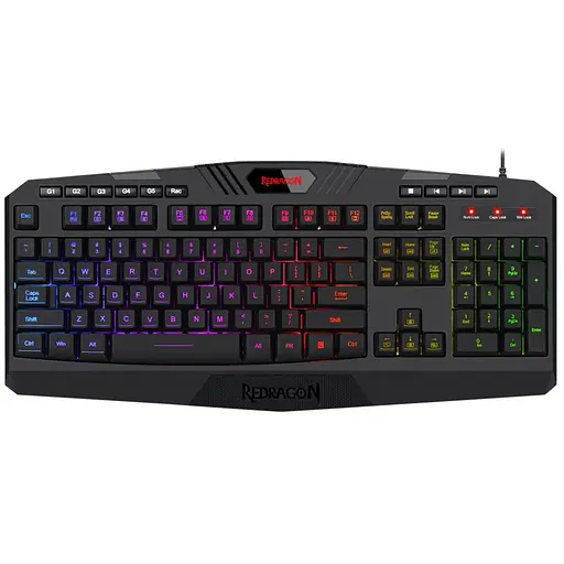 Клавиатура игровая Redragon Harpe2 RGB RGB подставка USB
