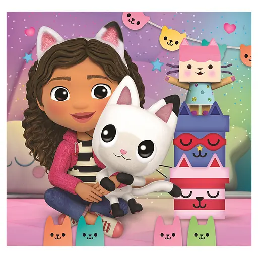  Пазл 3 в 1 Clementoni Gabby`s Dollhouse: 3 картинки по 48 елементів (25295) - фото 2