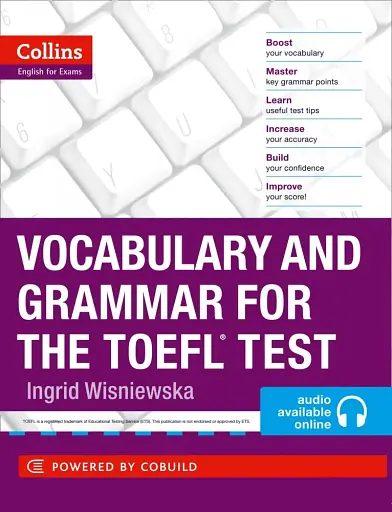 Vocabulary and Grammar for the TOEFL Test with Audio Available Online