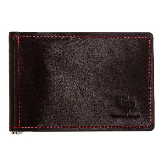 Кожаный зажим для денег мужской Grande Pelle 11.5х9х2 см acs0032191 - фото 1