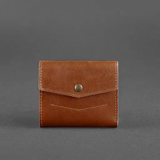 Кожаный кошелек 2.1 светло-коричневый - фото 10