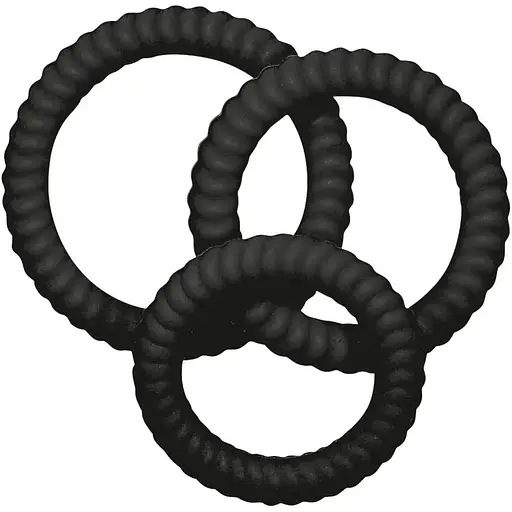 Набор эрекционных колец You2Toys Lust 3 Black 3 шт. черный