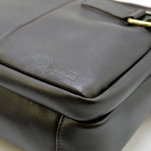 Кожаный мессенджер для мужчин TARWA 24х26х8 см sum0028350 - фото 5