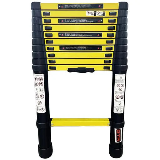 Лестница телескопическая GTM 1x11 алюминиевая, 3.2 м (KME1032Y/881032) (39527) - фото 1