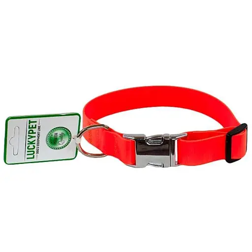 Lucky Pet - Ошейник из водонепроницаемой ленты с металлическим фастексом для собак - 2,5х45-60 см