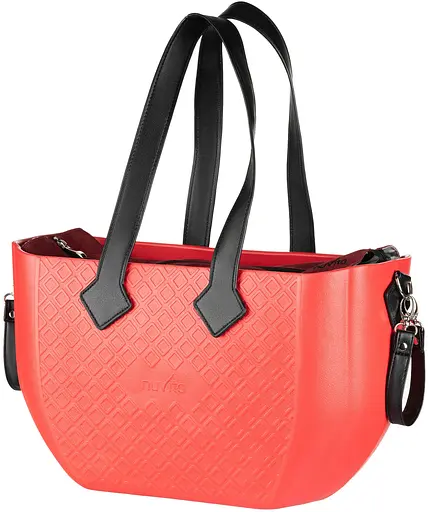 Сумка MyMia ручки эко-кожа, коврик, ремни для коляски, красно-черный Nuvita det0018685 - фото 1