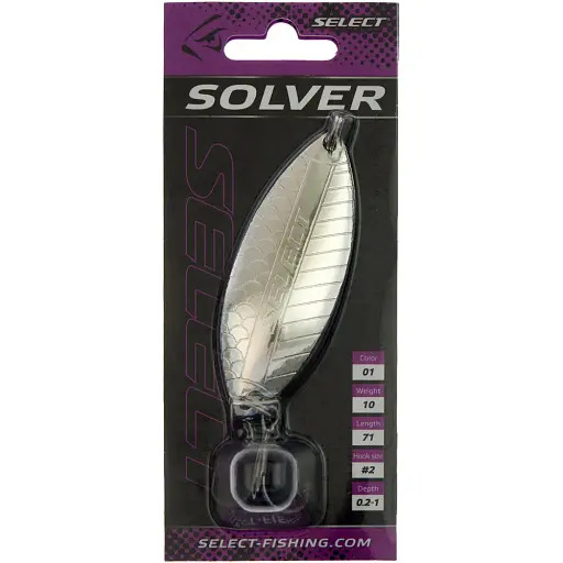 Блешня Select Solver 10 g 71 mm #01 - фото 2