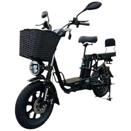 Электровелосипед Minako Monster Pro 18" 1000W 60V 26Ah гидравлические тормоза складной багажник/сиденье