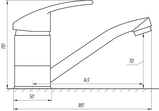 Смеситель для умывальника Globus Lux Caprice GLCA-0203М Хром - фото 5