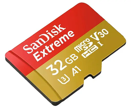 Карта памяти MicroSD SanDisk 32 GB Extreme A1 SDSQXAF-032G-GN6MA - фото 2