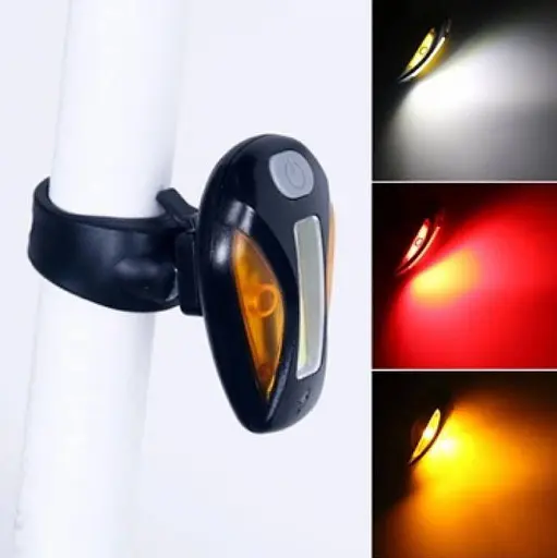 Вело фара мигалка RPL-2267 велосипедный задний аккумуляторный фонарь габаритный огонь 5 разных режимов - фото 2