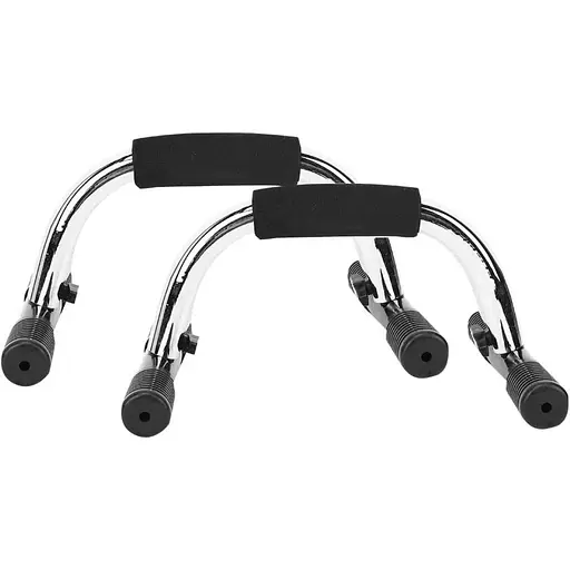 Упоры для отжиманий York Fitness (пара), хром - фото 3