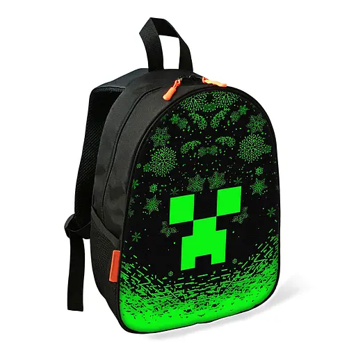Рюкзак Minecraft Крипер детский школьный/городской 34х27х13 см для мальчика (02423)