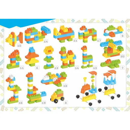 Детский конструктор Building blocks ТехноК 6573TXK 90 деталей - фото 3