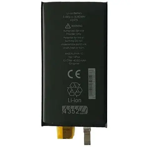 Аккумулятор Apple ALPHA-C. EXTRA для iPhone14 Plus/4352mAh/Без контроллера
