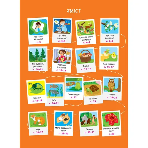 Детям о науке "Биология" 14003 на украинском языке, 32 страницы - фото 8