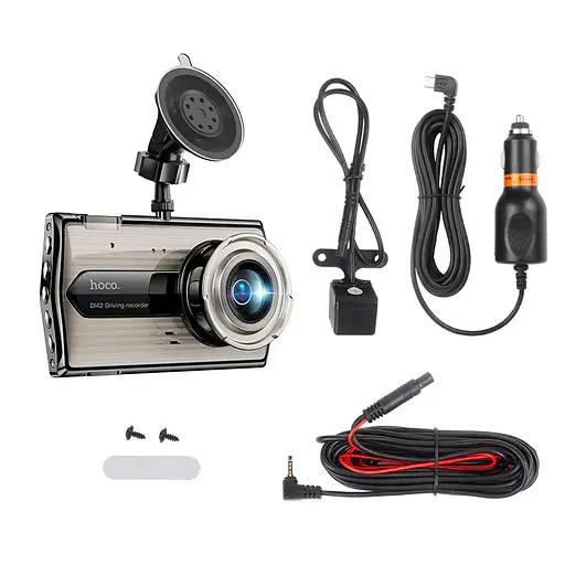 Відеореєстратор Hoco DI42 Digital display (with rear camera) - фото 4