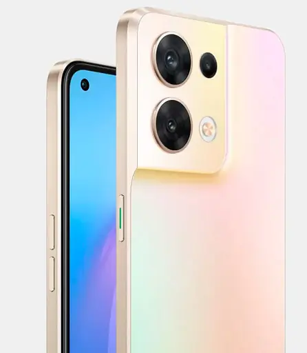 Смартфон Oppo Reno 8 5G 8/256 GB Shimmer Gold (золотистый) - фото 7