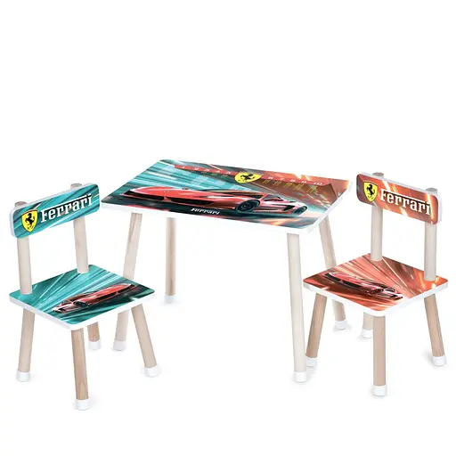 Дитячий столик M 501-33 стільниця 60 х 40 см, 2 стільчики