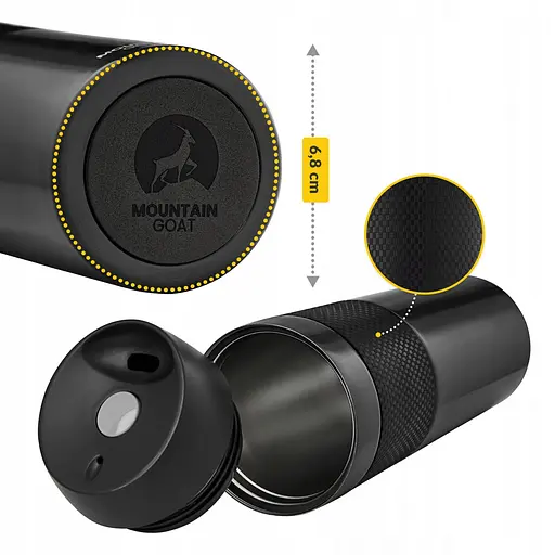 Термокружка Mountain Goat Travel 0.4 л Black (P-5907739315694) - фото 9