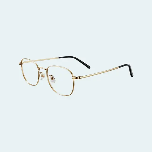 Компьютерные очки Mijia Anti-Blue Titanium Glasses (HMJ06LM) золотистые - фото 3