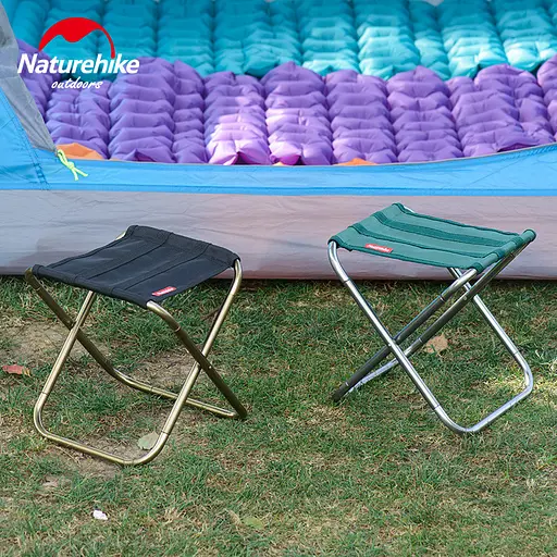 Складаний туристичний стілець Naturehike Easy Wild NH17Z012-L (Чорний) - фото 6