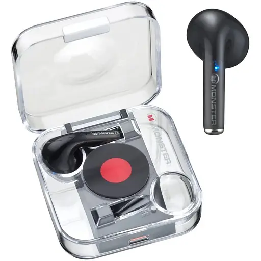 Навушники бездротові Monster XKT01 Wireless Bluetooth 5.2 Earphones noise reduction headset Чорні