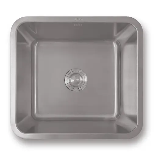 Мийка кухонна з нержавіючої сталі 45 см під стільницю Nett NS-4643 - фото 7