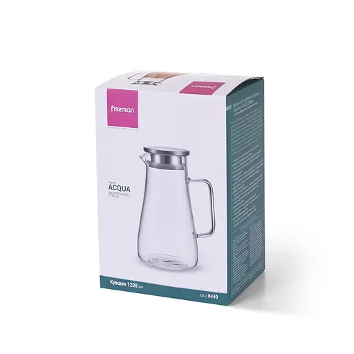 Кувшин Fissman Acqua для горячих и холодных напитков 1.2 л (6440) - фото 7