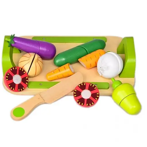 Игрушка для развития деревянные овощи IM414
