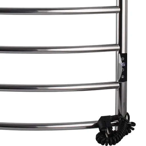 Электрический полотенцесушитель Unio LD ЕU 700-500-7 Лесенка Дуга, Хром, Правое, Электронный - фото 2