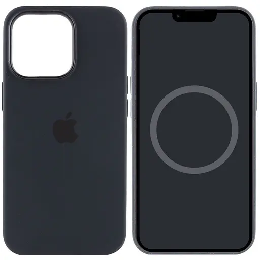 Чохол Epik Silicone case AAA with Magsafe and Animation для Apple iPhone 13 Pro Max 6.7 Чорний/Midnight