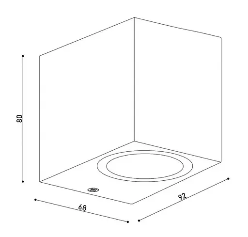 Бра вуличне KLOODI KDWL-SIM1 GU10 AN - фото 2