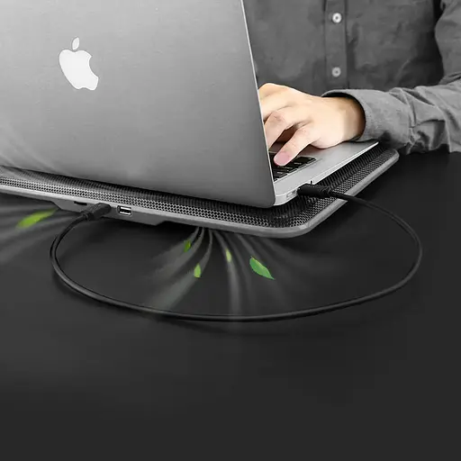 Кабель UGREEN US102 USB 2.0 A Male to A Male Cable 1m (Black)(10309) - фото 4