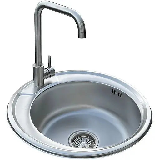 Комплект мийка + змішувач Romzha Sorin Satin (B) - фото 2