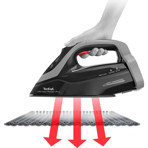 Утюг Tefal Ultimate Power Pro FV9E50E0 коричнево-черный [128448] - фото 4