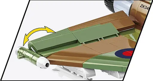 Конструктор винищувач Eurofighter Typhoon FGR4 "GiNA" COBI 5843 - фото 7