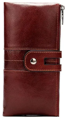 Женский кожаный кошелек Vintage 10х19х2.5 см acs0015496 - фото 1