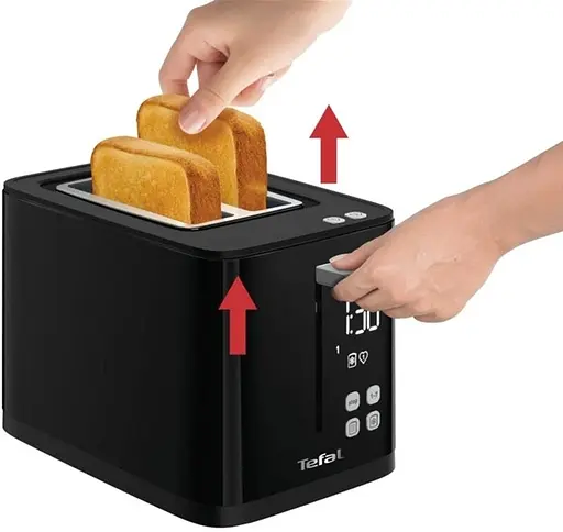 Тостер Tefal Digital 850 Вт LED дисплей черный (TT640810) - фото 7