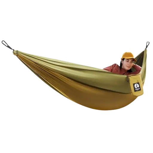 Туристический гамак Mountain Goat 270 x 140 см одноместный, подвесной Olive (P-5905973403122) - фото 1